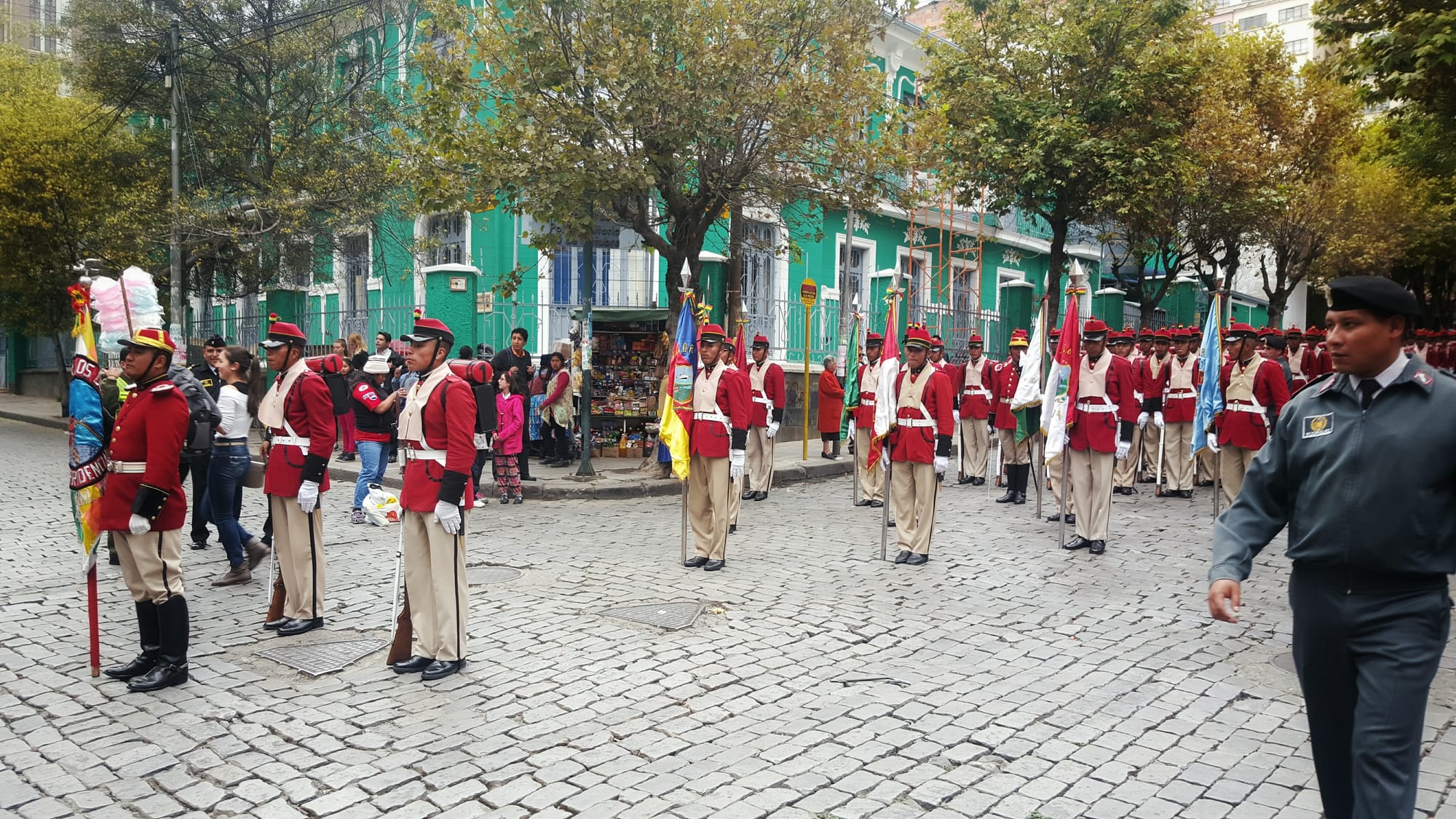 We were sitting in a cafe when this started